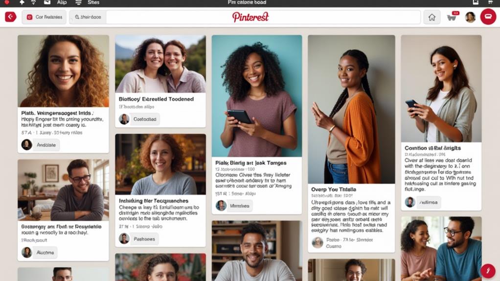 connect with pinterest users