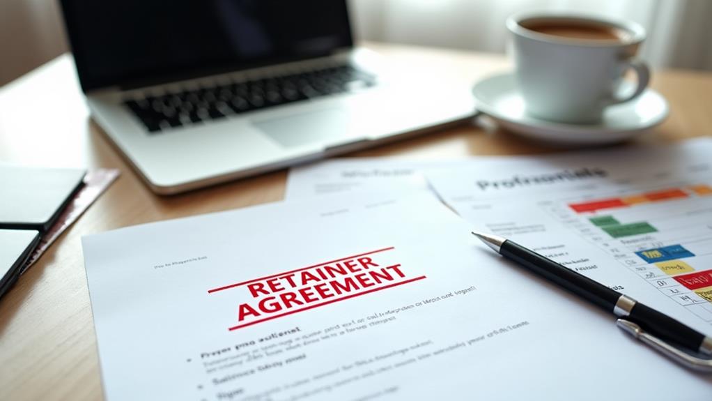 managing client retainer agreements